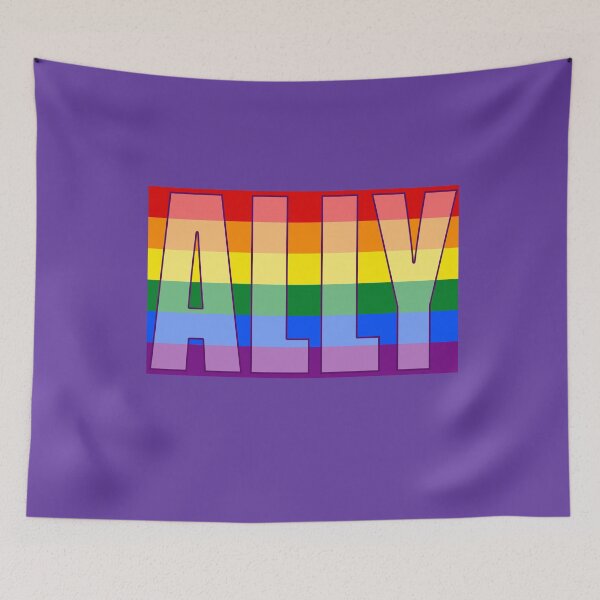 Item preview, RAINBOW FLAG ALLY designed and sold by LoveAndDefiance.