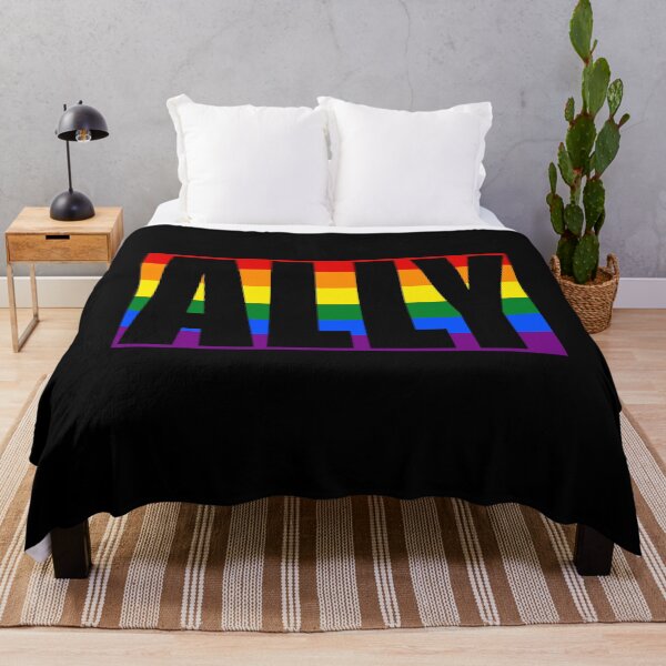 Item preview, RAINBOW FLAG ALLY designed and sold by LoveAndDefiance.