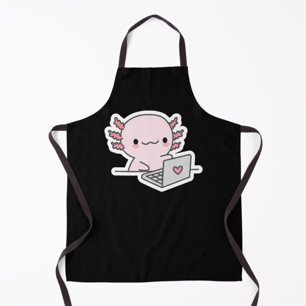 Aperçu de l'œuvre cute axolotl computer   créée et vendue par ballardterry879.