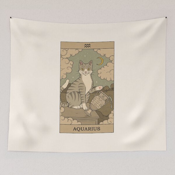 Item preview, Aquarius Cat designed and sold by Thiago Corrêa.