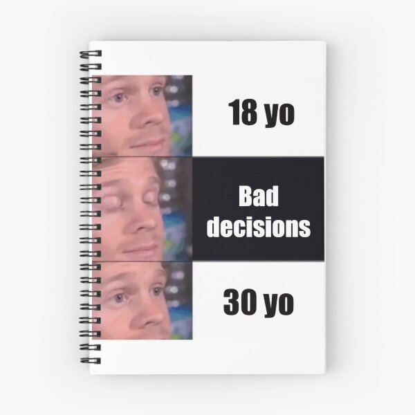 Item preview, bad decisions designed and sold by XNIO.