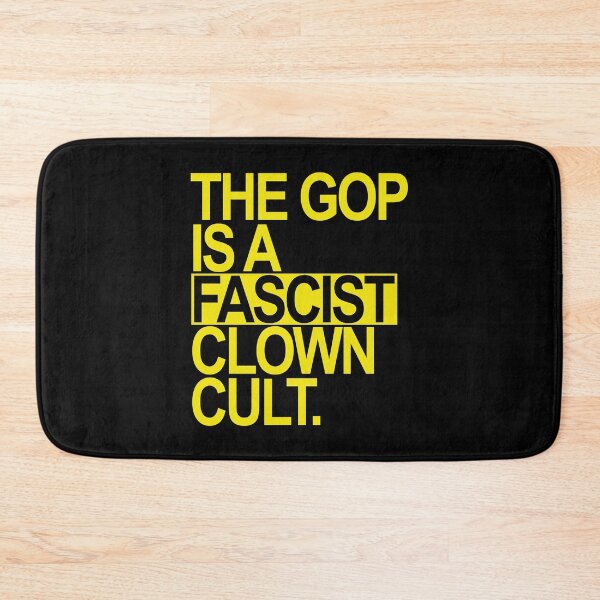Item preview, The GOP is a FASCIST CLOWN Cult (yellow) designed and sold by Thelittlelord.