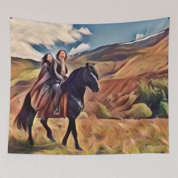 Item preview, Quiet Ride - Outlander - Jamie and Claire designed and sold by dealchica.