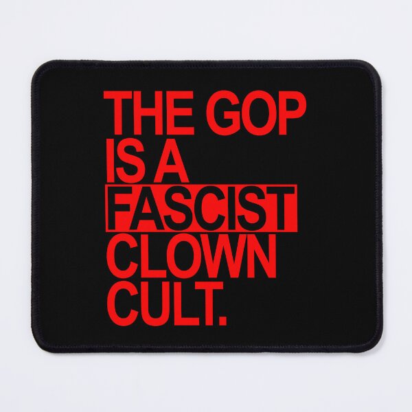 Item preview, The GOP is a FASCIST CLOWN Cult (red) designed and sold by Thelittlelord.