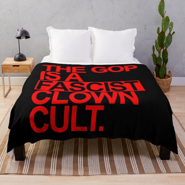 Item preview, The GOP is a FASCIST CLOWN Cult (red) designed and sold by Thelittlelord.