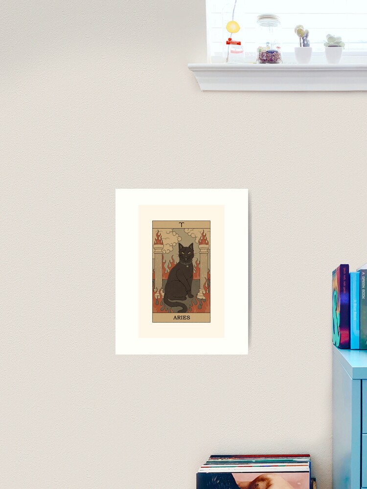 Thumbnail 2 of 3, Art Print, Aries Cat designed and sold by thiagocorream.