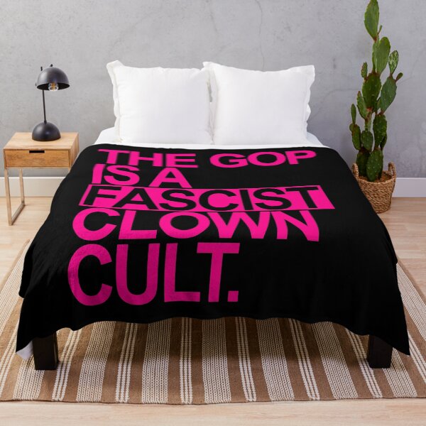Item preview, The GOP is a FASCIST CLOWN Cult (hot pink 1) designed and sold by Thelittlelord.