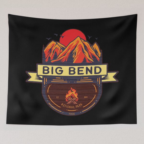 Item preview, Big Bend National Park Sun & Mountains designed and sold by JordanHolmes.