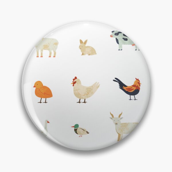 Item preview, farm animals sticker pack designed and sold by stickers-packs.
