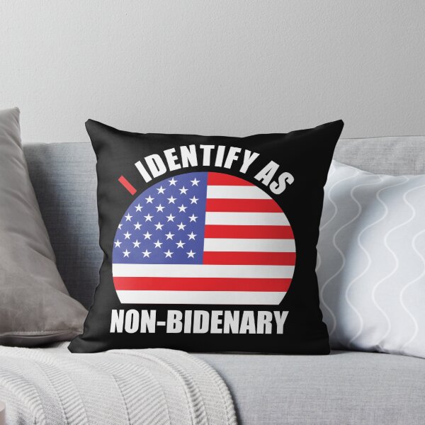Item preview, I Identify As Non-Bidenary Funny Anti Biden Gift designed and sold by SharpThreadZ.