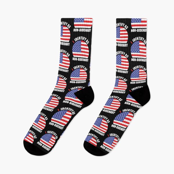 Item preview, I Identify As Non-Bidenary Funny Anti Biden Gift designed and sold by SharpThreadZ.