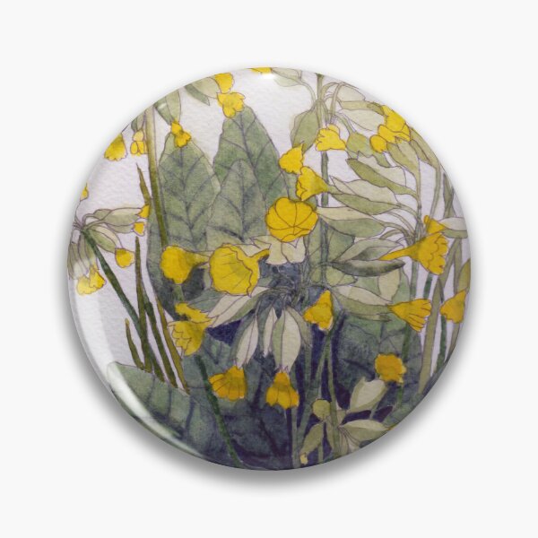 Item preview, Cowslips watercolour painting  designed and sold by esvb.