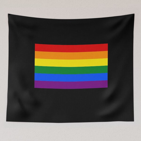 Aperçu de l'œuvre Basic Rainbow Flag for Pride créée et vendue par LoveAndDefiance.