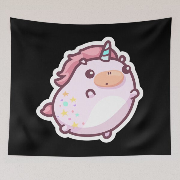 Item preview, cute fat unicorn   designed and sold by ballardterry879.