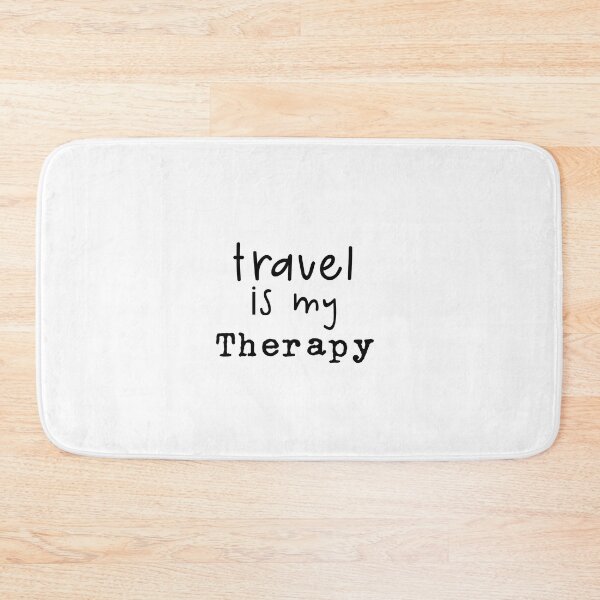 Item preview, Travel is my therapy  designed and sold by itsmemaytal.