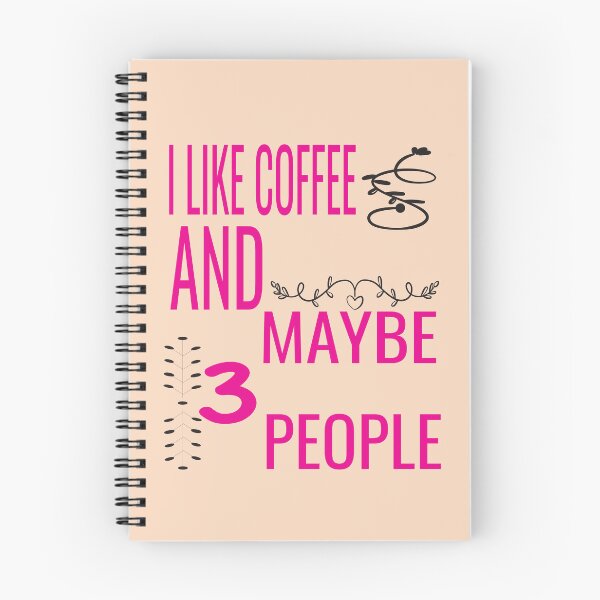 Item preview, I Like Coffee And Maybe 3 People designed and sold by ASSOUKI9.