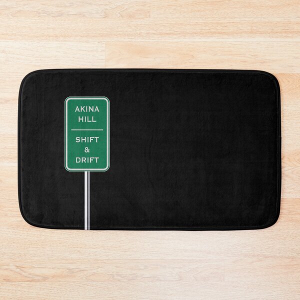 Item preview, Akina Road Sign! (on Black) designed and sold by epinkb.