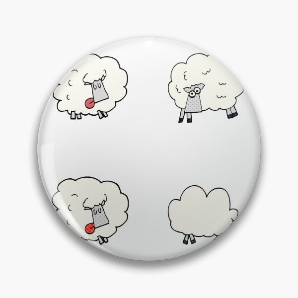 Artikelvorschau, sheep sticker pack entworfen und verkauft von stickers-packs.