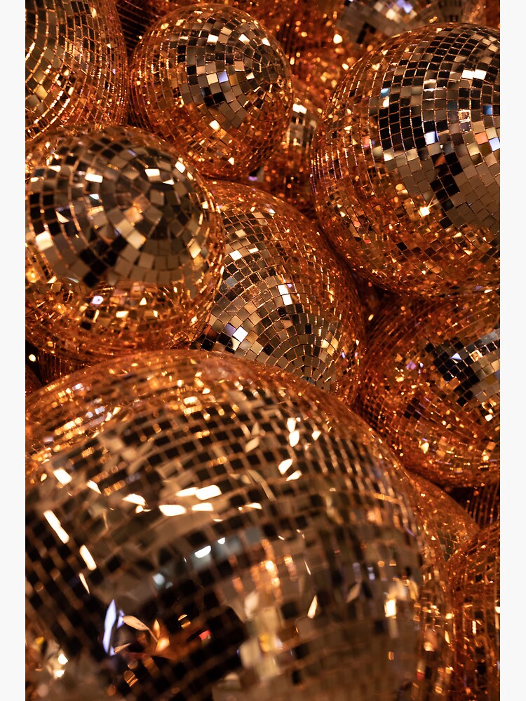 Large Gold Disco Ball