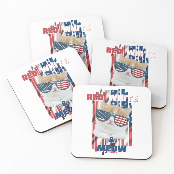 Item preview, Patriotic Cat , 4th of July  Cat lover gift designed and sold by cowgirltracie.