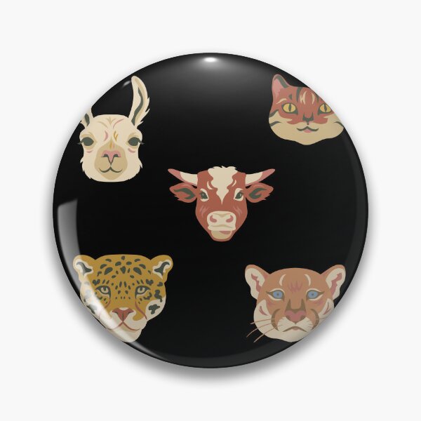 Item preview, animal faces 1 sticker pack designed and sold by stickers-packs.
