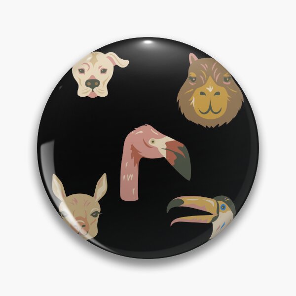 Item preview, animal faces 2 sticker pack designed and sold by stickers-packs.