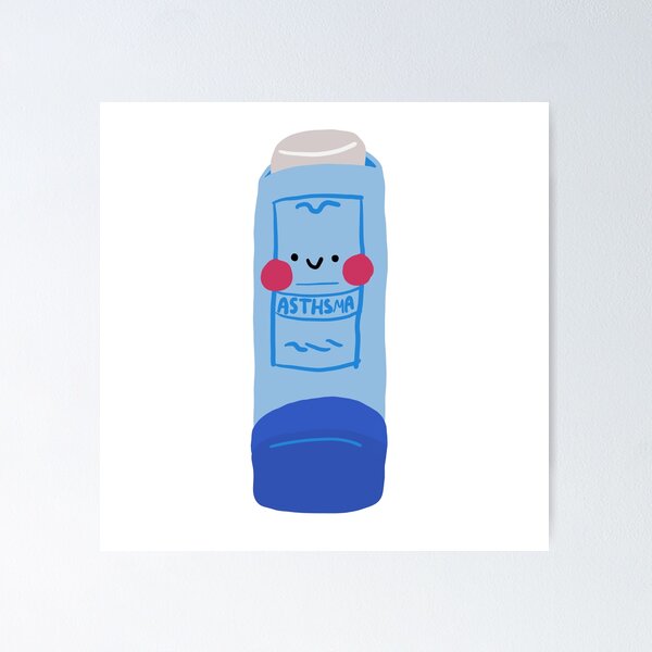 Item preview, Asthma Inhaler Awareness  designed and sold by Samantha MadeOfAtoms.