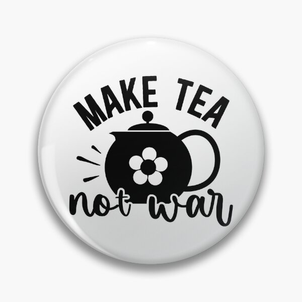 Item preview, Make Tea Not War Peaceful Pacifist Design designed and sold by ThisIsMugLife.