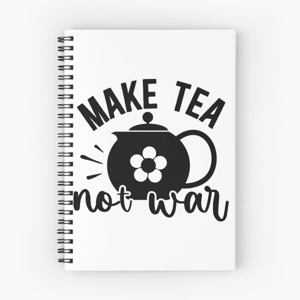 Item preview, Make Tea Not War Peaceful Pacifist Design designed and sold by ThisIsMugLife.