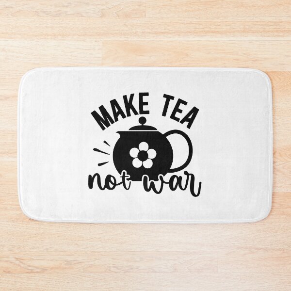 Item preview, Make Tea Not War Peaceful Pacifist Design designed and sold by ThisIsMugLife.