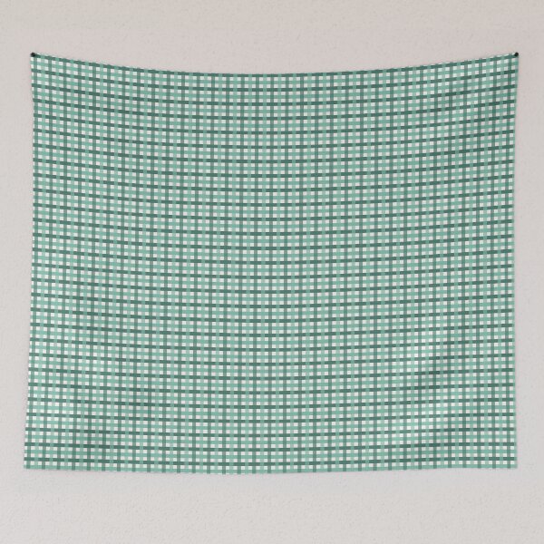 Item preview, Sea Green Beach Checks designed and sold by MarcyBrennanArt.