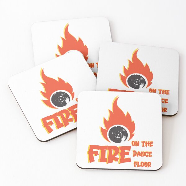 Item preview, Fire on the Dance Floor Disc Jockey designed and sold by PapitosPlace.