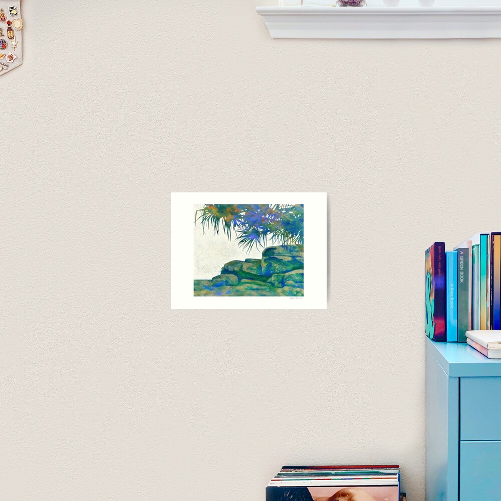 Summertime Blues and Greens Art Print