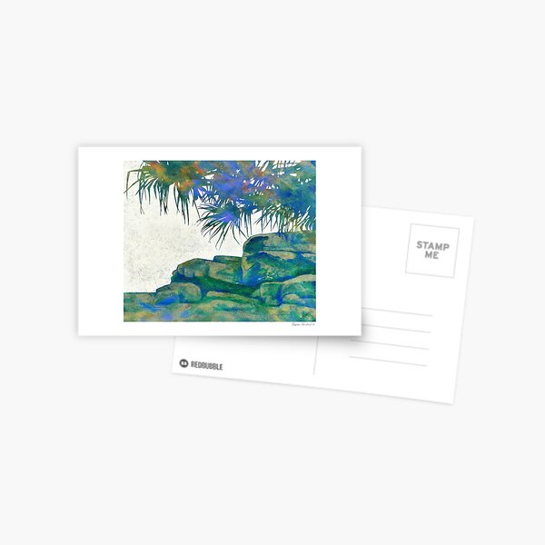 Summertime Blues and Greens Postcard