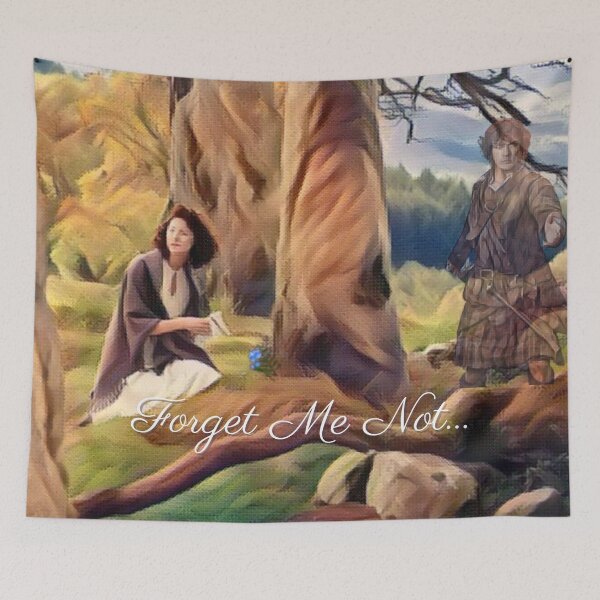 Item preview, Outlander - Forget Me Not - Jamie and Claire designed and sold by dealchica.
