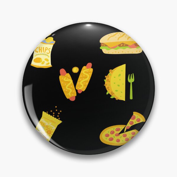 Item preview, junk food sticker pack designed and sold by stickers-packs.