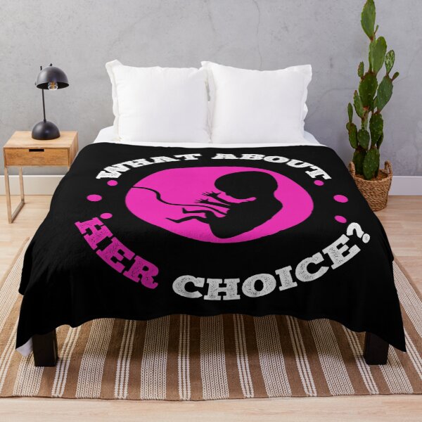 Item preview, What About Her Choice Baby Fetus Cute Pro Life Movement designed and sold by SharpThreadZ.
