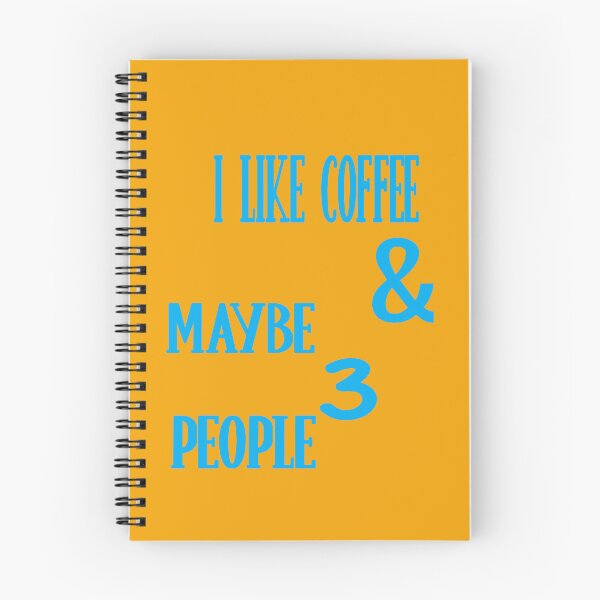 Item preview, I Like Coffee And Maybe 3 People designed and sold by ASSOUKI9.