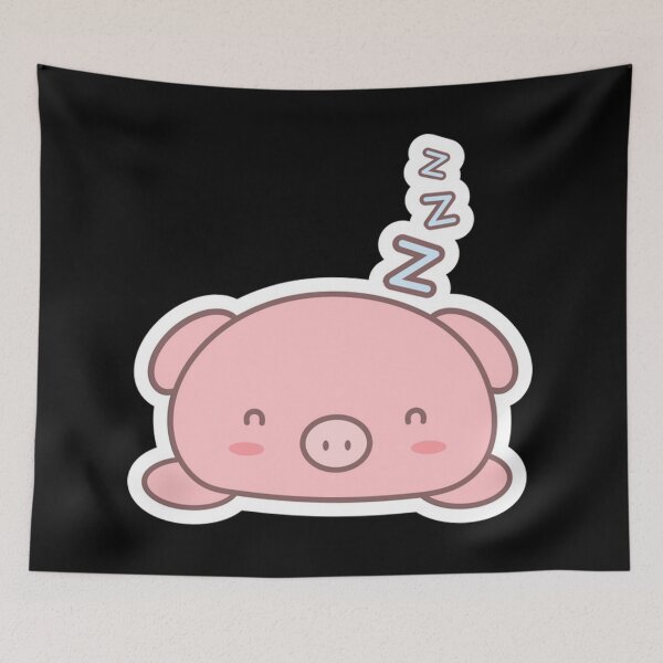 Item preview, cute piggy sleeps   designed and sold by ballardterry879.