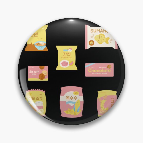 Artikelvorschau, korean snacks sticker pack entworfen und verkauft von stickers-packs.