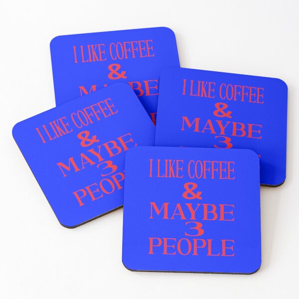 Item preview, I Like Coffee And Maybe 3 People designed and sold by ASSOUKI9.