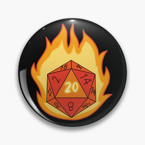 Artikelvorschau, Nat 20 on fire entworfen und verkauft von ManiCreates.