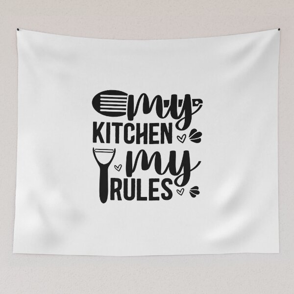 Artikelvorschau, My Kitchen My Rules Funny Cooking Design entworfen und verkauft von ThisIsMugLife.