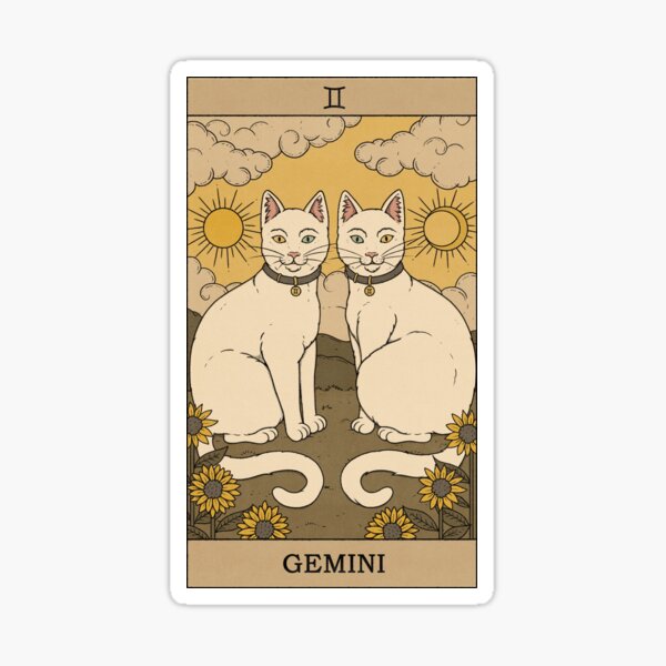 Item preview, Gemini Cat designed and sold by Thiago Corrêa.