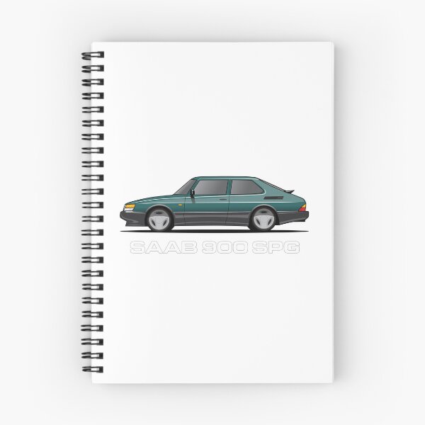 Item preview, Saab 900 SPG Aero Illustration Green designed and sold by blackdogshop.