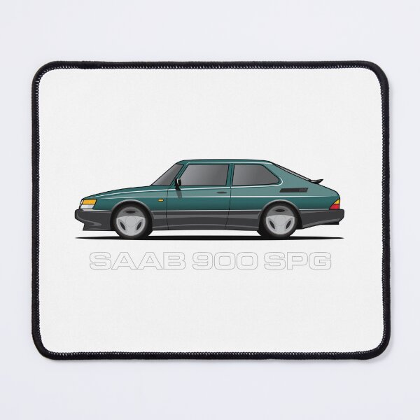 Item preview, Saab 900 SPG Aero Illustration Green designed and sold by blackdogshop.