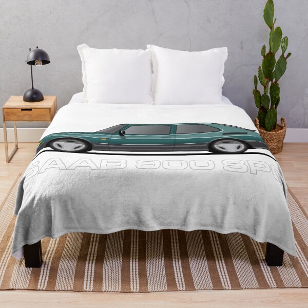 Item preview, Saab 900 SPG Aero Illustration Green designed and sold by blackdogshop.