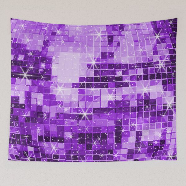 Item preview, Twinkle Purple Disco Ball Pattern  designed and sold by Deborah Camp.