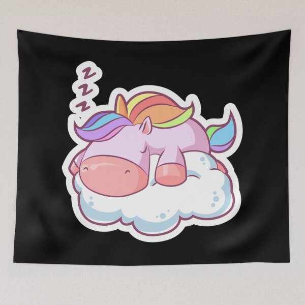 Artikelvorschau, cute sleeping unicorn entworfen und verkauft von ballardterry879.