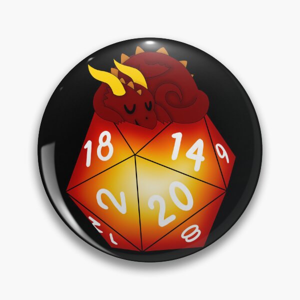 Item preview, Dragon sleeping on d20 designed and sold by ManiCreates.